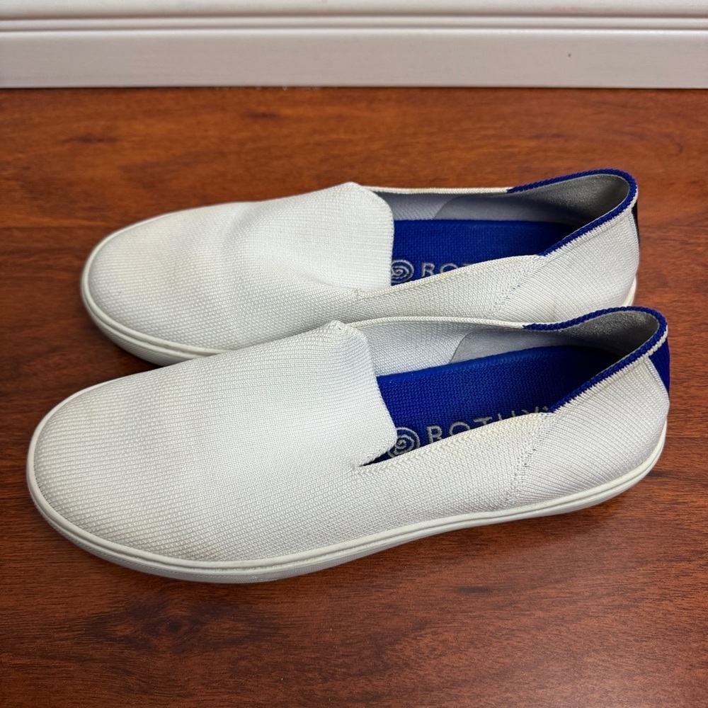 Rothy Slip On Shoes White Size 7 - Picture 2 of 8